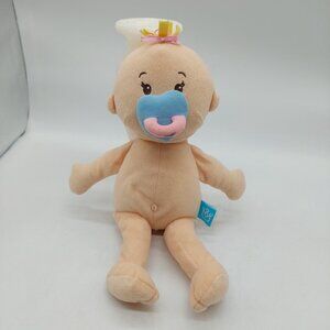 Manhattan Toy Wee Baby Stella Doll Plush Blonde Hair Magnetic Pacifier READ